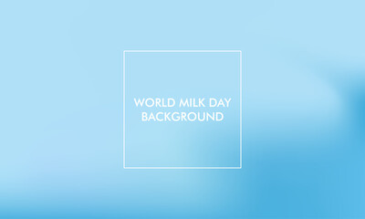 World Milk Day gradient background good for poster, social media, background, wallpaper, banner