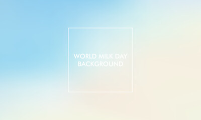 World Milk Day gradient background good for poster, social media, background, wallpaper, banner