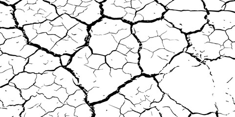  Monochrome abstract texture. Black and white pattern. Background of cracks, scuffs, chips.
