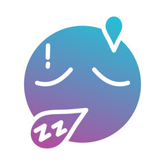 sleeping emoji icon