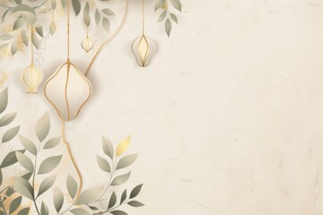 Islamic new year greeting celebration background