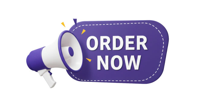 Order Now badge PNG – bold and attention-grabbing promotional label with "Order Now" text – transparent background ideal for ecommerce, call-to-action buttons, marketing banners, and product promotion