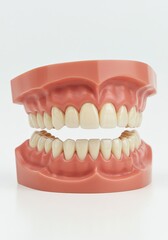 Fototapeta premium Perfect Teeth Model: A Realistic and Detailed Dental Study