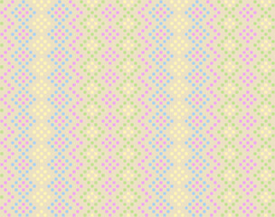 geometric carpet. hand drawn squares. vector seamless pattern. folk decorative art. pastel colors. pixel repetitive background. fabric swatch. wrapping paper. design template for textile, linen