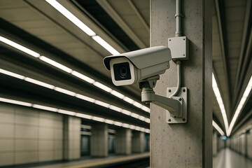 Metro Station Surveillance: Simple Security Camera Setup