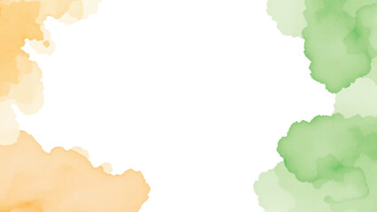 Obraz premium india watercolor celebration greeting social media banner design with print or hand-drawn and splash poster or banner design vector file