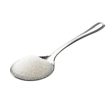hyper-realistic image of a teaspoon of sugar

