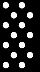Geometric polka dots pattern