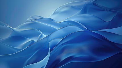 Obraz premium Looking up at modern architecture with curved blue glass walls. Abstract perspective of futuristic building design. Low angle camera of swirling modern architectural building and blue sky. AIG51.