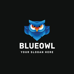 Owl logo colorful logo vector icon illustration