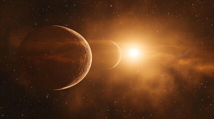 Two planets orbiting a star