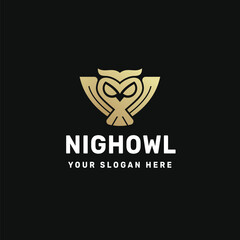 Owl logo colorful logo vector icon illustration