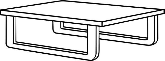 CENTER TABLE LINE ART