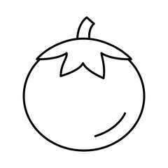 Tomato Editable Stroke Icons. Vegetables, Healthy Eating, Vegan Food, Weight Loss, Organic Food Themes Vector Illustration