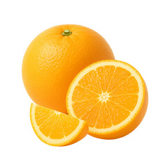 orange isolated on transparent or white background png