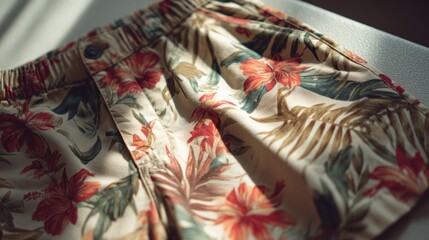 Fototapeta premium Stylish, patterned shorts