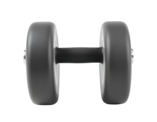Dumbbell isolated on transparent background