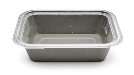 Terracotta grunge stain isolated on white background. Generative AI