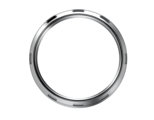 Detailed 3D Render of a Metallic Silver Ring