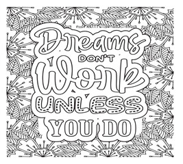 Motivational Quotes Coloring Pages For Adutls