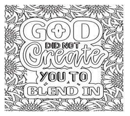 Motivational Quotes Coloring Pages For Adutls