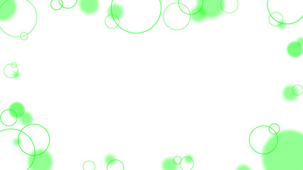 Light Green Bubble Frame Vector on Transparent Background (Vector, Transparent)