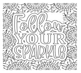 Motivational Quotes Coloring Pages For Adutls