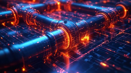 Abstract colorful energy background