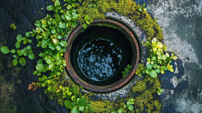 Eco-conscious drainage care guide for busy women, using green products like natural cleaners and reusable filters. 