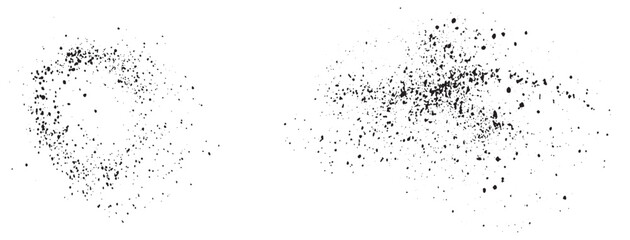 Obraz premium Scribble grunge texture vector black blood banner background