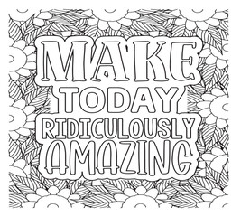 Motivational Quotes Coloring Pages For Adutls