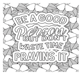 Motivational Quotes Coloring Pages For Adutls