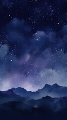 Fototapeta premium Night sky wallpaper landscape abstract outdoors.