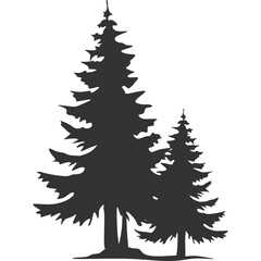 Pine Tree Silhouette