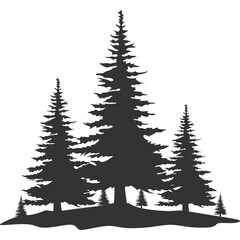 Pine Tree Silhouette