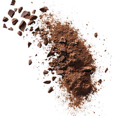 Flying Cocoa Powder Splash 

