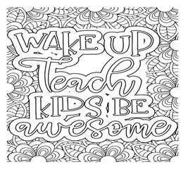 Motivational Quotes Coloring Pages For Adutls