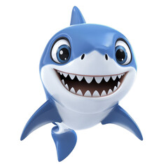 baby shark isolated in Transparent background , Transparent Background PNG
