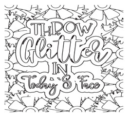 Motivational Quotes Coloring Pages For Adutls