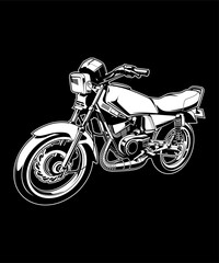 Black and white motorcycles 08