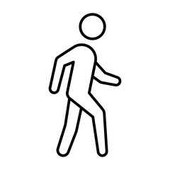 Running line icon