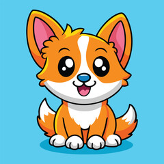 Adorable Cartoon Dog Illustration