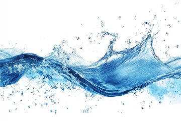 Water Splashing Waves