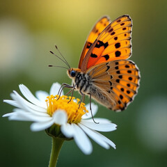 Obraz premium butterfly on flower