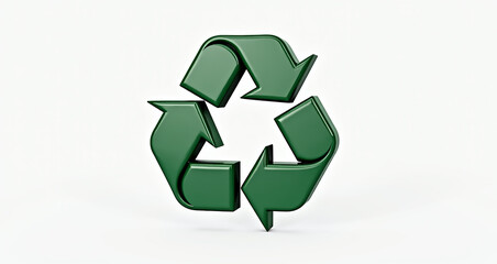 Obraz premium green recycle symbol
