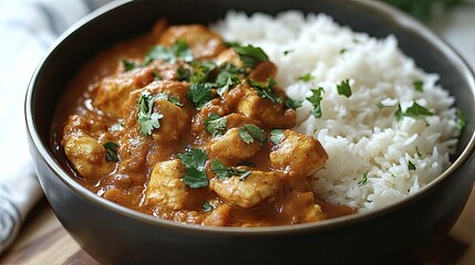 rice with vegetables Chicken Tikka Masala