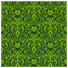 Damask patterns are known for their intricate, symmetrical designs, often featuring floral or ornamental motifs