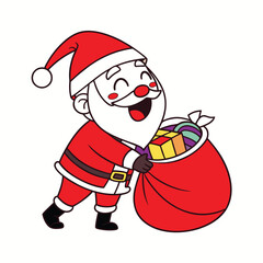 Santa Faces Expressions  