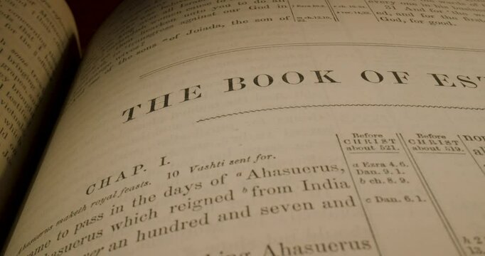This video explores the Book of Esther, highlighting themes of faith