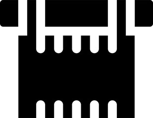 Rounded Filled Flag Icon